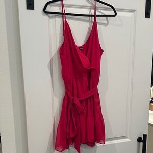 Express Pink Flowy Romper